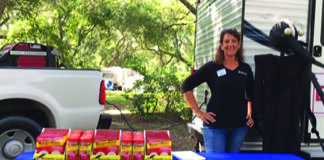 Uf Ext Mosquito Booth At Camp Helen 2019 Julie