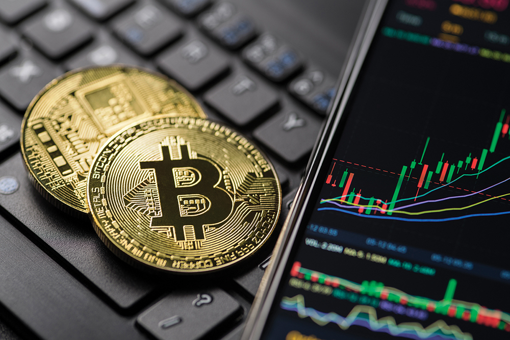Bitcoin Gold Cryptocurrency Trading Chart