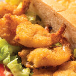 Homemade Shrimp Po Boy Sandwich