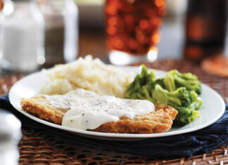 Country Fried Steak Panorama