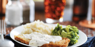 Country Fried Steak Panorama