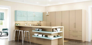 Granite Plus Beachy And Beige Modern Kitchen