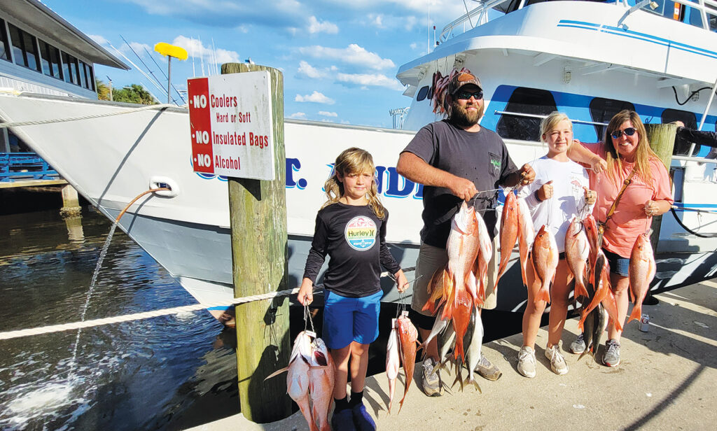 Capt Anderson Fishing Family