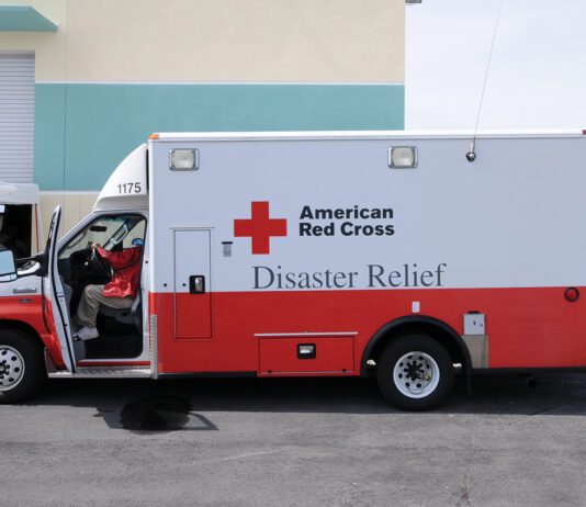 Hurricane Relief Truck