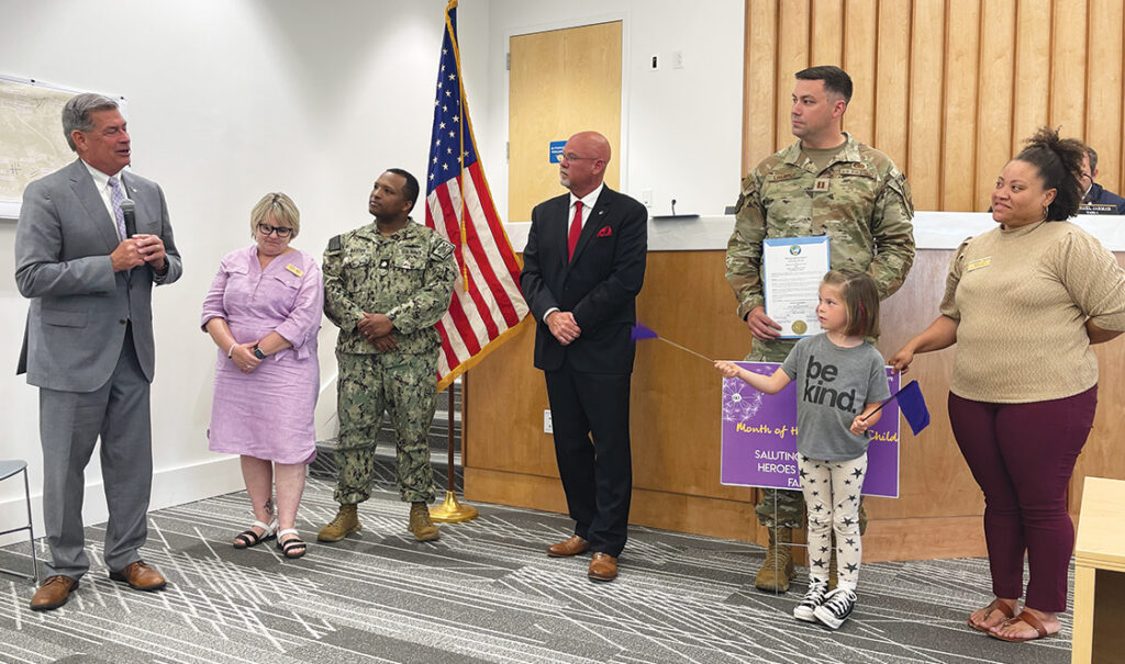 Military Child Month at Bay District Schools