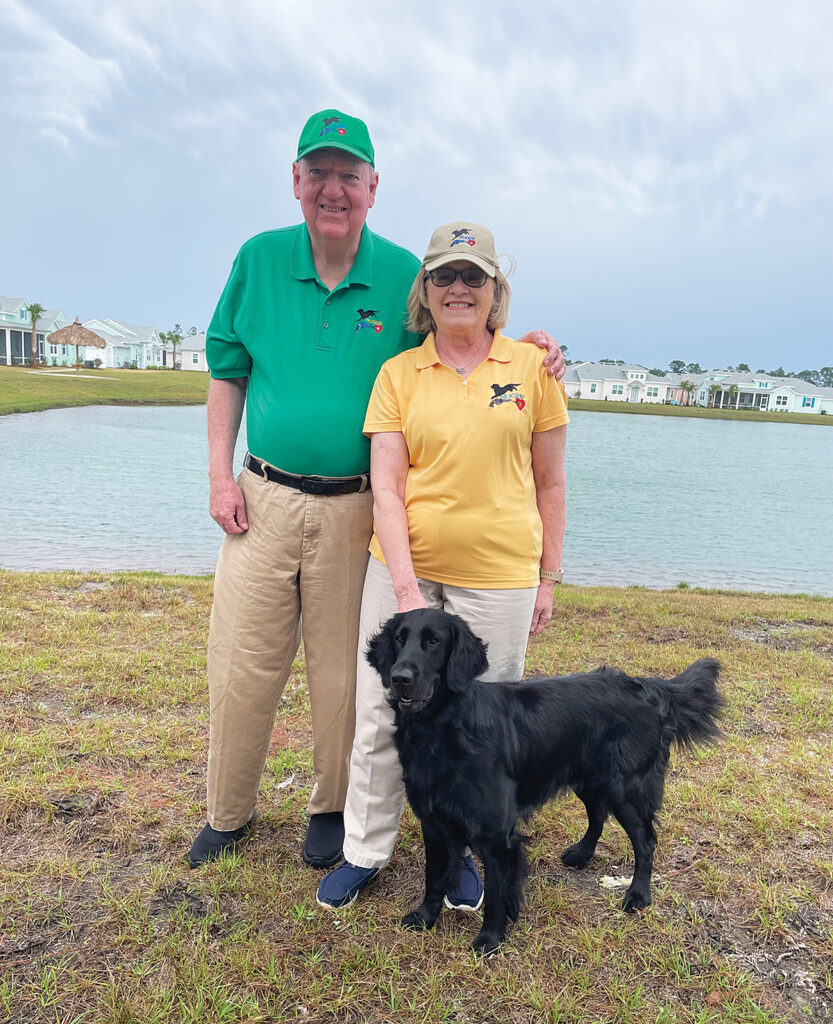 James, Suzanne, And Ruger At Home In Margaritaville