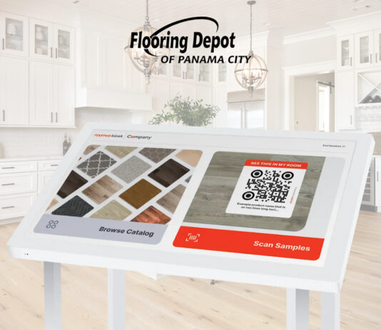 Flooring Depot Enhances Customer Experience with New RoomVo Kiosk