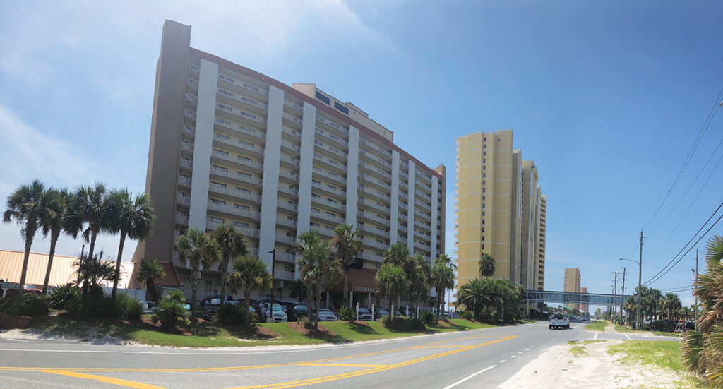 Neighboring Condos Landmark And Emerald Isle Were Built A Quarter Century Apart