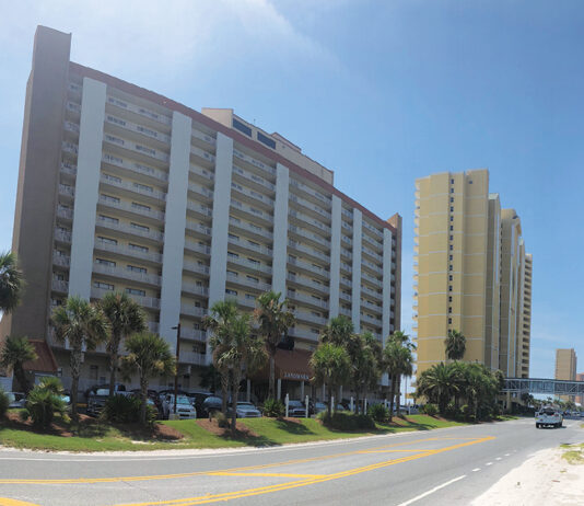 Neighboring Condos Landmark And Emerald Isle Were Built A Quarter Century Apart