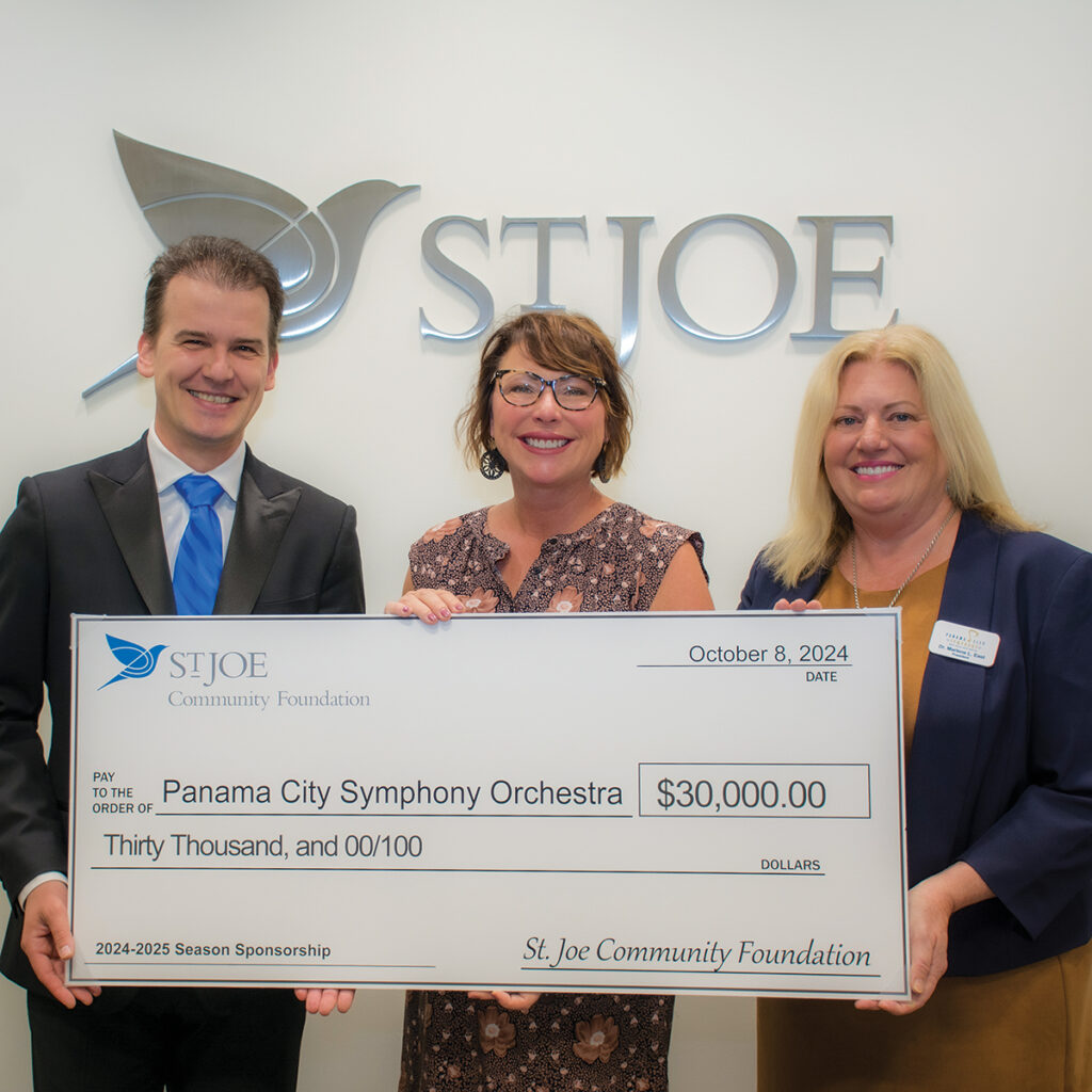 Panama City Symphony Announces The St. Joe Community Foundation as Grand Marquee Sponsor