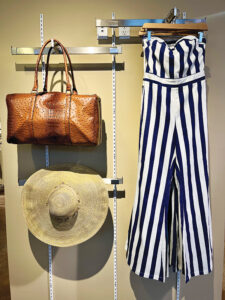 Pier Park Shopping Striped Jumpsuit From Versona