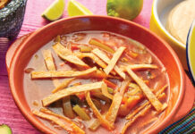 Mexican Tortilla Soup And Aguacate