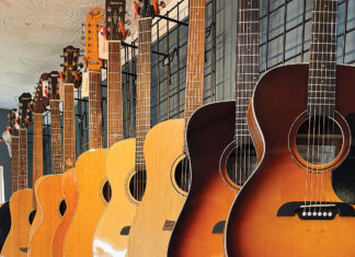Austin Music Row Of Guitars