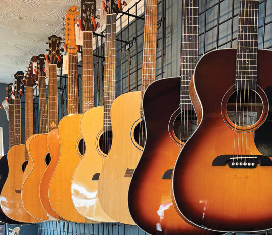 Austin Music Row Of Guitars