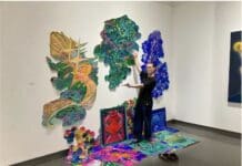 Panama City Center For The Arts Noah Beich With Artwork