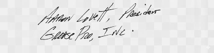 Greasepro Signature